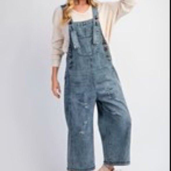 Easel - Denim Jumpsuit - Picture 3 of 5